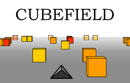 Cubefield game